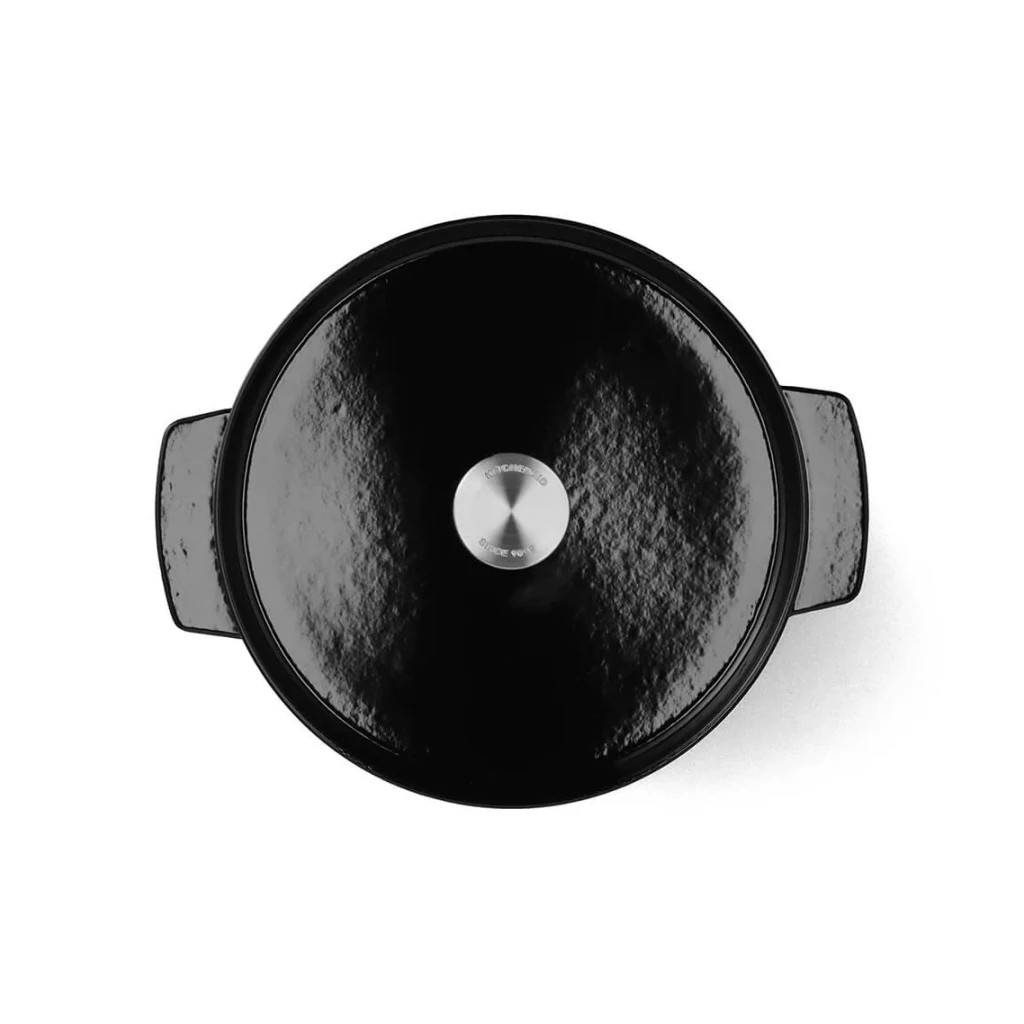 Каструля KitchenAid чавунна з кришкою 5,2 л Чорна (CC006061-001)