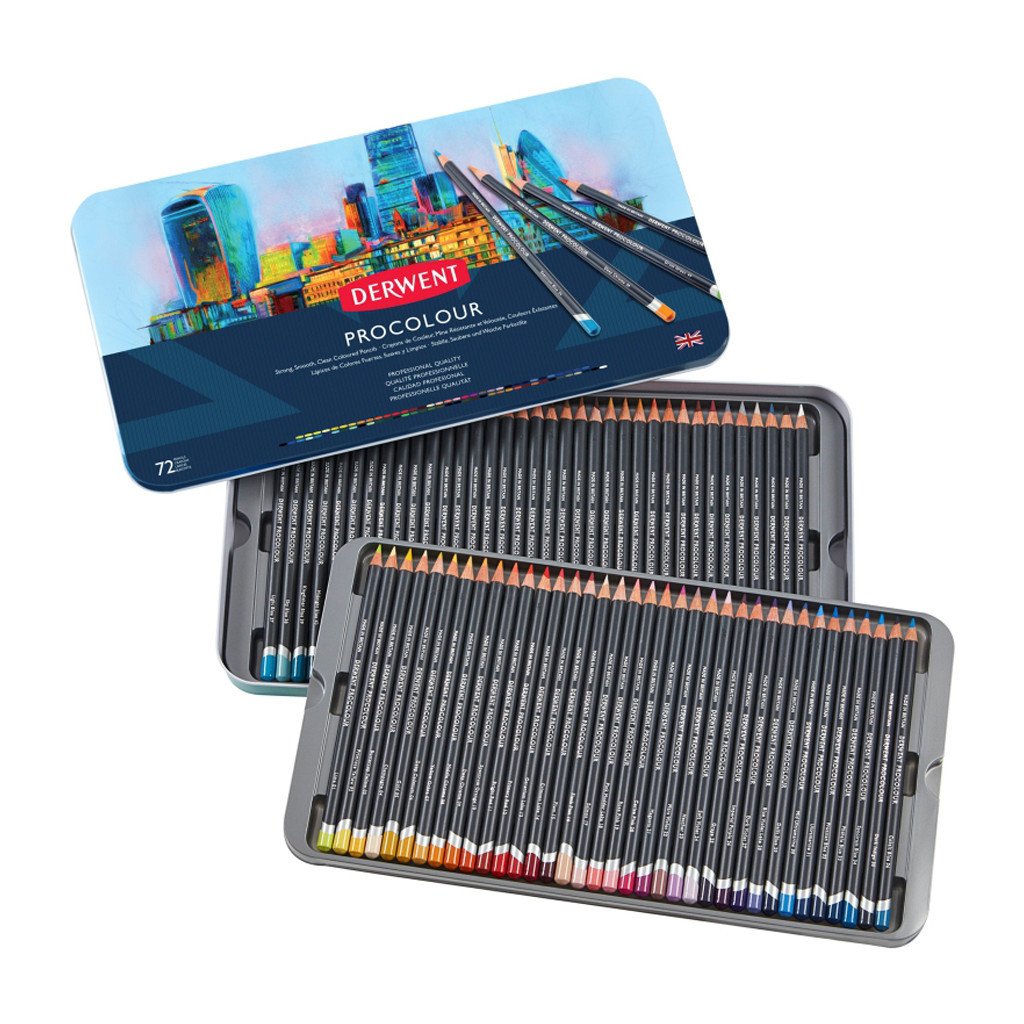 Олівці кольорові Derwent Procolour, 72 кольорів (5028252514675)
