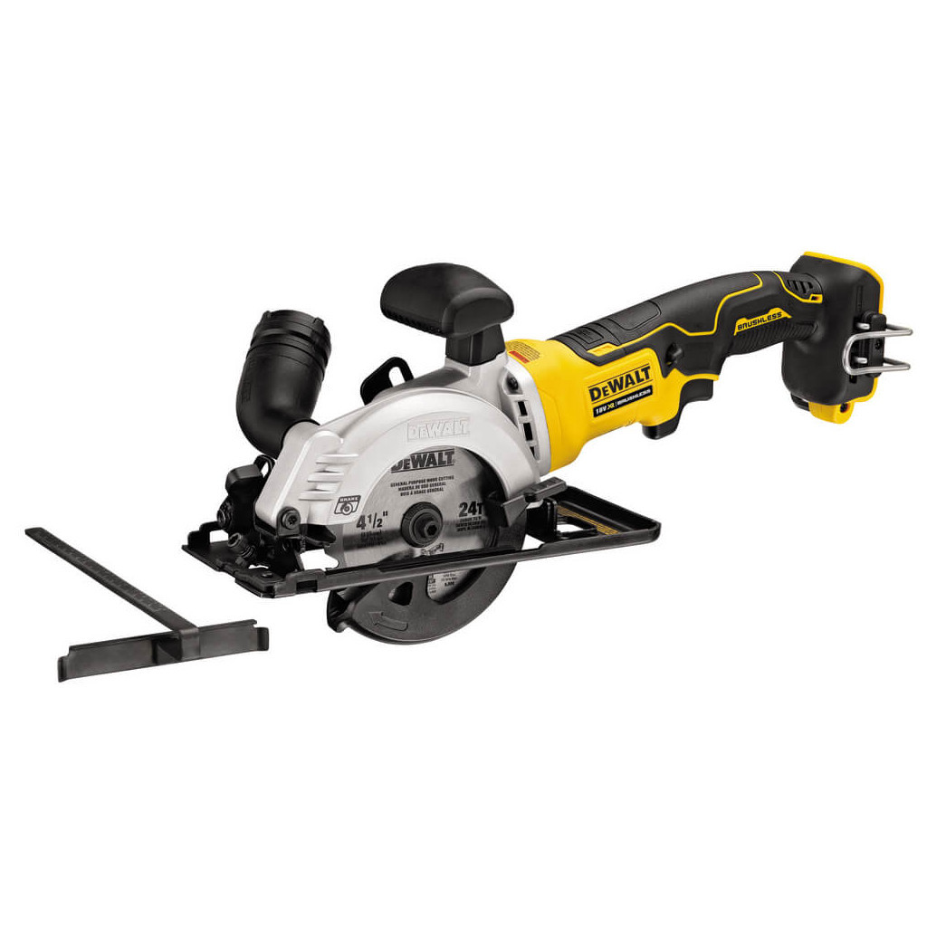 Дискова пила DeWALT 18В XR Li-Ion, диск 115х9.5 мм, 2.5 кг, TSTAK (без АКБ та ЗУ) (DCS571NT)