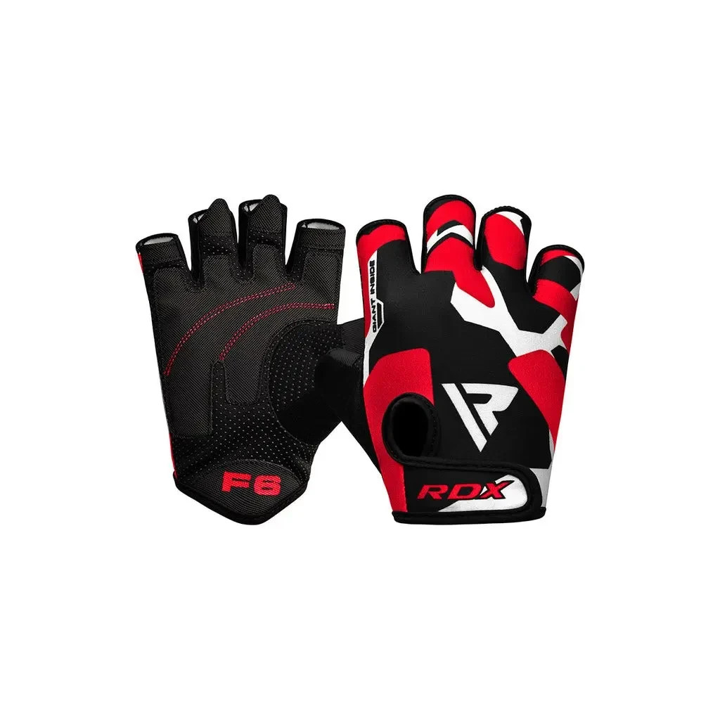 Рукавички для фітнесу RDX F6 Sumblimation Red M (WGS-F6R-M)