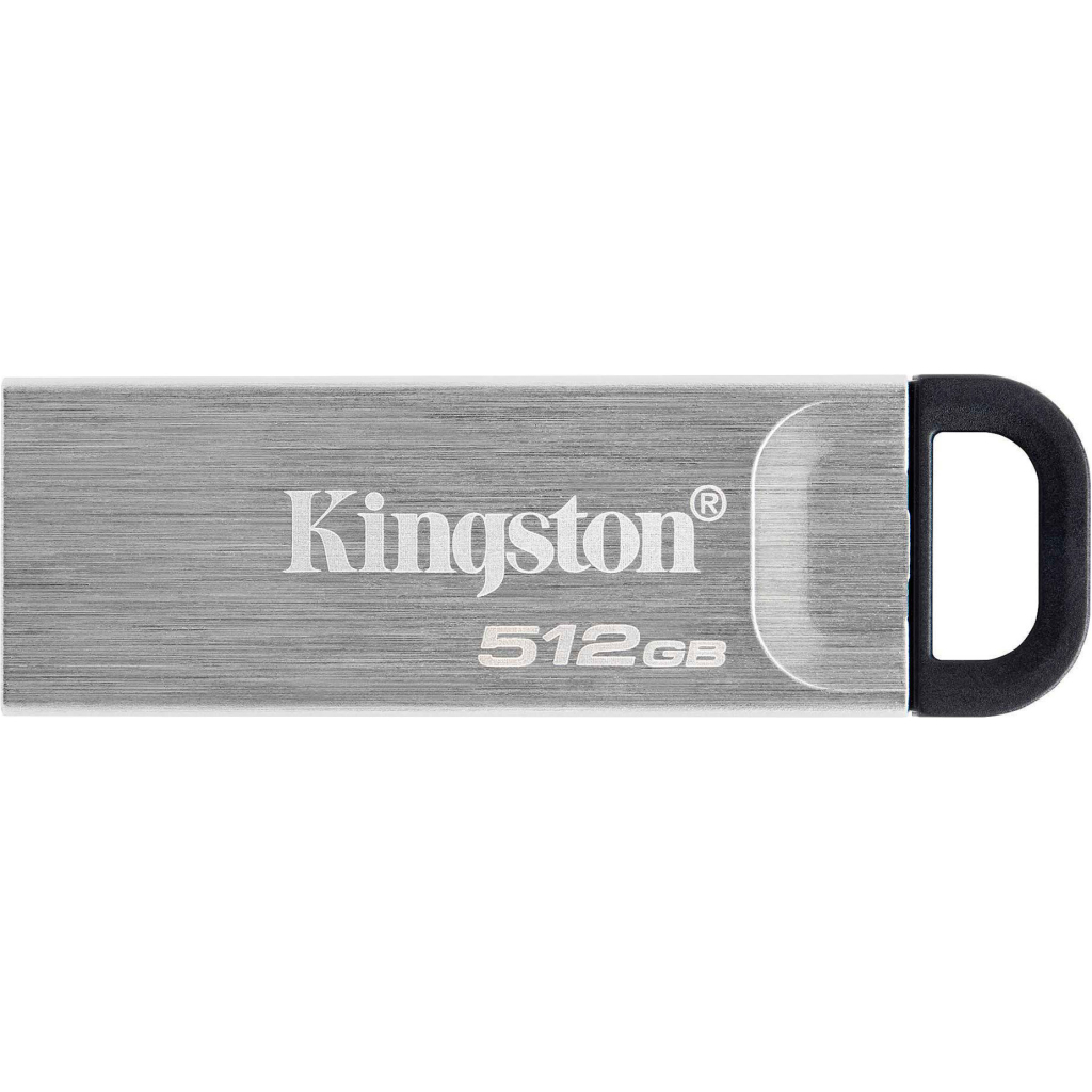 USB флеш накопичувач Kingston 512GB DataTraveler Kyson Silver/Black USB 3.2 (DTKN/512GB)