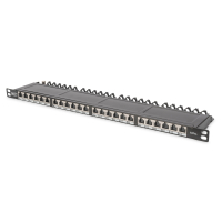 Патч-панель 19" 24xRJ-45 STP cat.6A, 0.5U Digitus (DN-91624S-SL-EA)