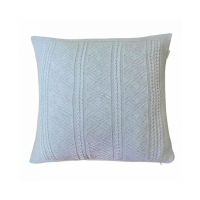 Pillowcase Provence decorative knitted Openwork gray 45x45 (012509)