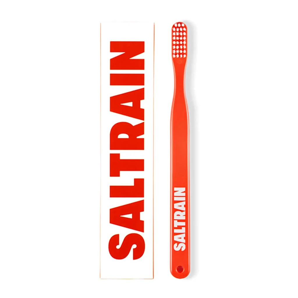 Зубна щітка Saltrain М'яка Червона з білим (8809552278101)