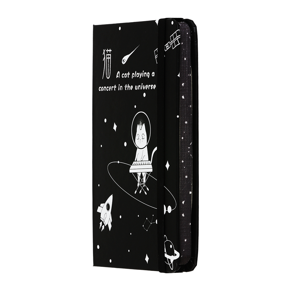 Книга записна ZiBi Cosmo A6 в клітинку тверда обкладинка на гумці 80 аркушів, чорна (ZB.116102) Книга записна ZiBi Cosmo A6 в клітинку тверда обкладинка на гумці 80 аркушів, чорна (ZB.116102)