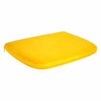 Plaid Bergamo pillow Mild fleece 150 x 180 cm Yellow (202312pl-05)