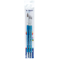 Kite Classic painting brush set of 3 brushes: pony round 4,8,12 (K-344)