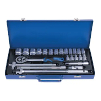 Set of tools Standard 1/2" 24 pcs. (ST-1224)