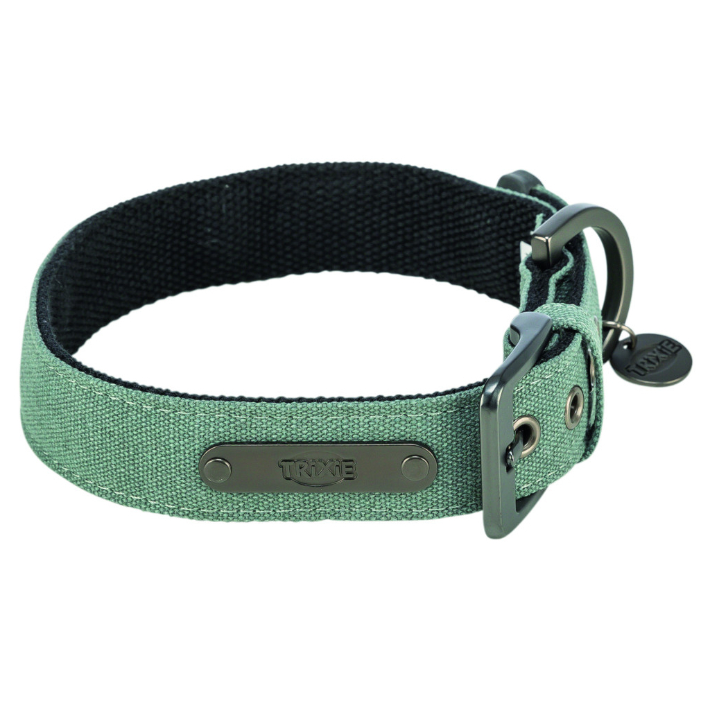 Нашийник для тварин Trixie CityStyle екстраширокий M 35–42 см 25 мм світло-зелений (4053032681828)