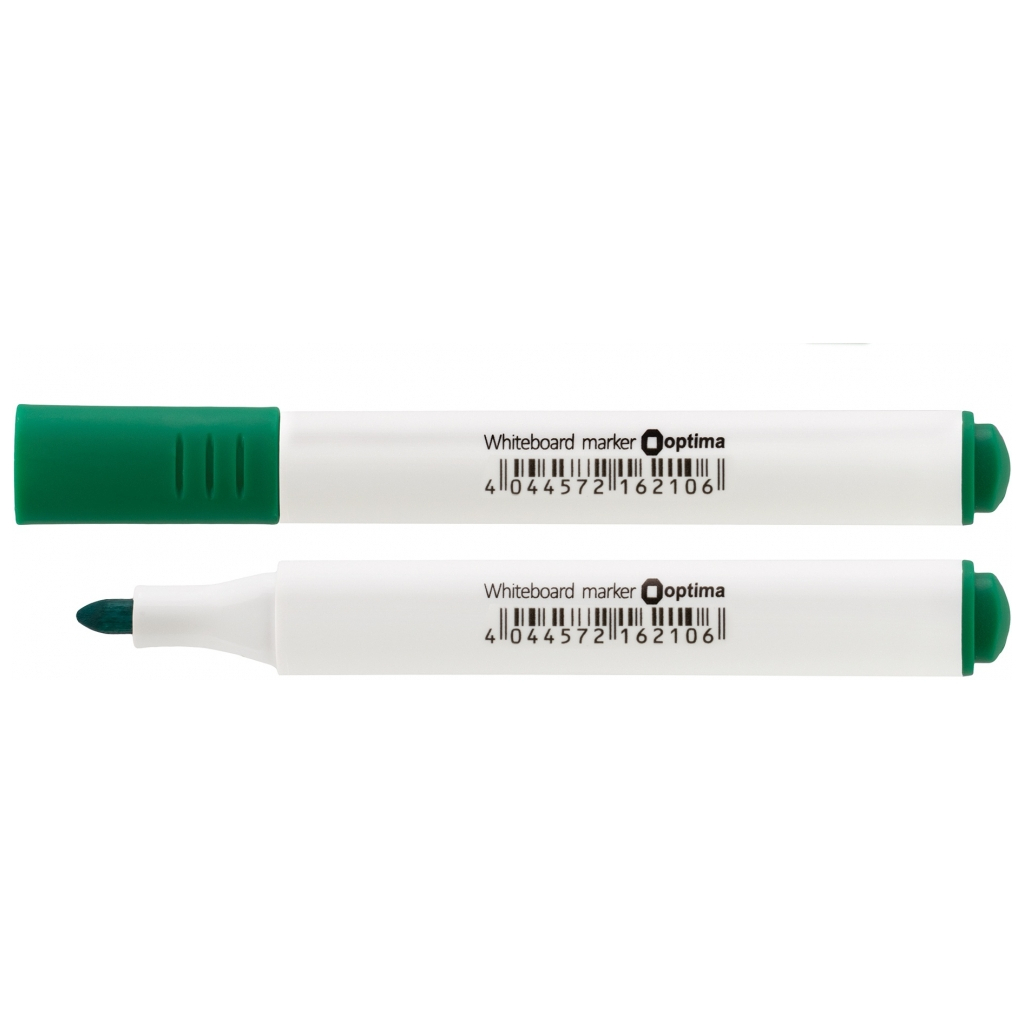 Маркер Optima для дошок трикутний 2 мм, зелений (O16210) Маркер Optima для дошок трикутний 2 мм, зелений (O16210)