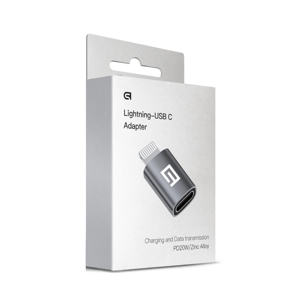 Адаптер OTG USB-C F to Lightning Black Armorstandart (ARM79618)
