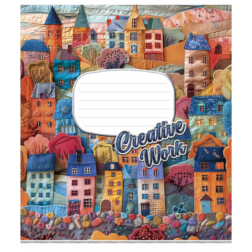 Зошит Школярик Creative work 18 аркушів лінія (018-3537L)