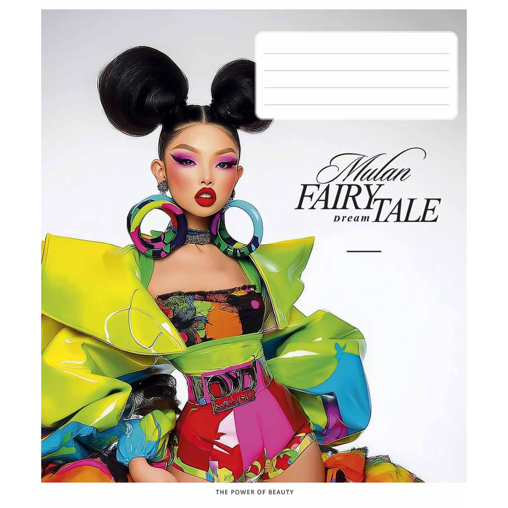 Зошит Школярик Fairytale 48 аркушів лінія (048-3542L)