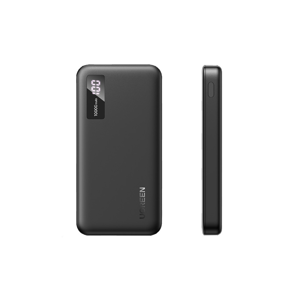 Повербанк Ugreen 10000mAh 20W PD, QC/3.0, USB-A, USB-C Black (PB311) (25742)