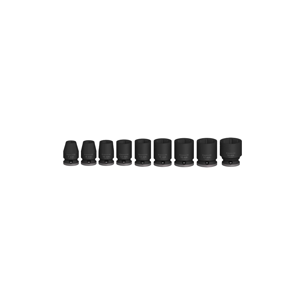 Набір головок Bosch Professional ударних торцевих Standart 9шт, 3/8", 30мм (2.608.003.036)
