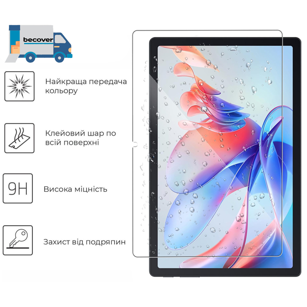 Скло захисне BeCover Oscal Pad 80 WiFi 10.51" (713694) Скло захисне BeCover Oscal Pad 80 WiFi 10.51" (713694)