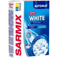Washing powder Sarmix Active White for all types of washing 300 g (4820268104205)