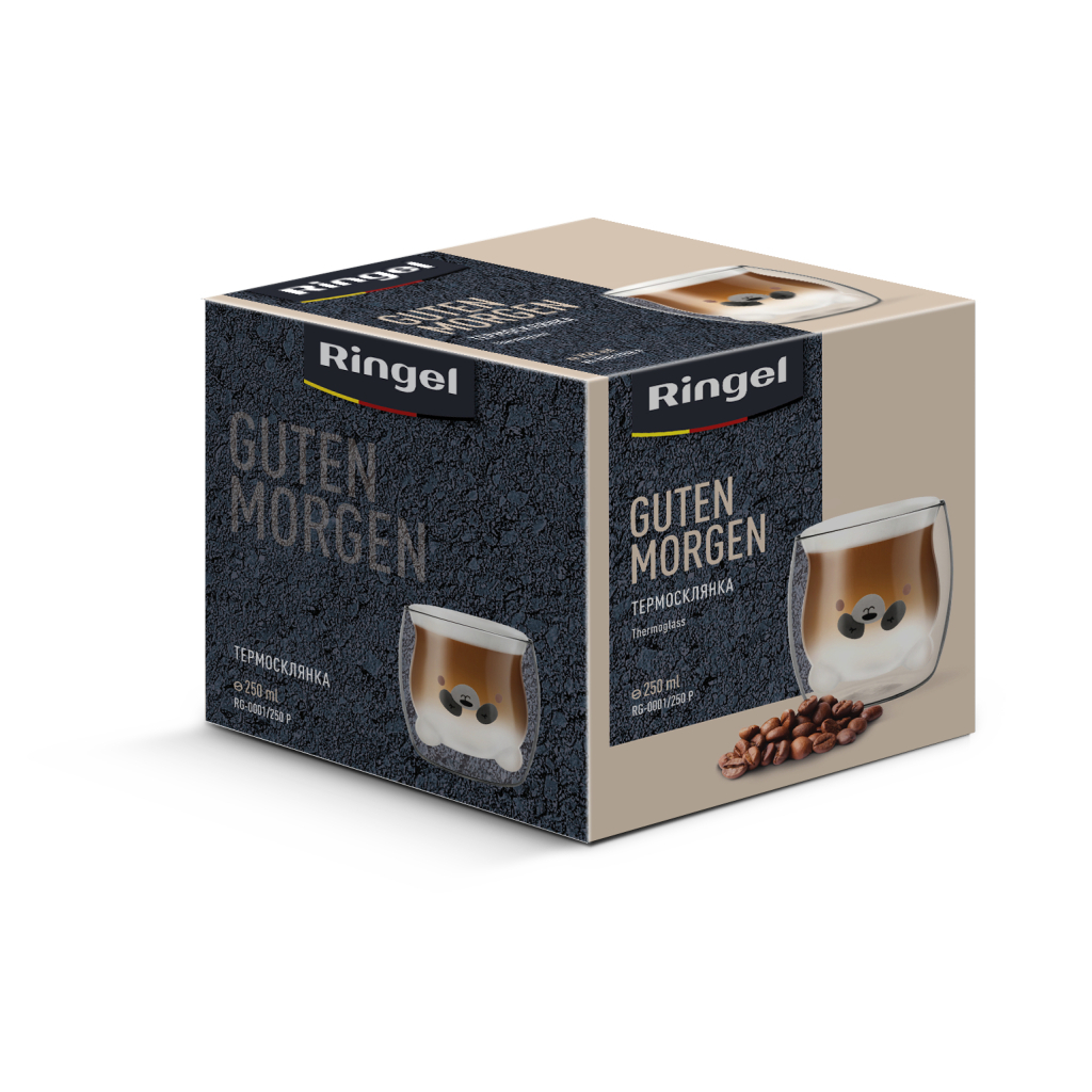 Склянка Ringel Guten Morgen подвійна стінка 250 мл Панда (RG-0001/250 P)