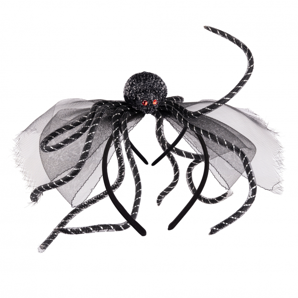 Дитячий обруч для волосся YES! Fun Хелловін Королева павуків (974512)