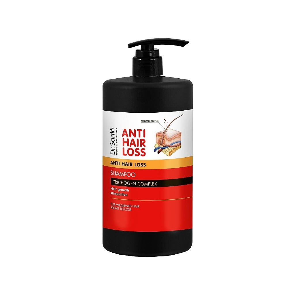 Шампунь Dr. Sante Anti Hair Loss Shampoo Для послабленого і схильного до випадіння волосся 1000 мл (4823015936609)