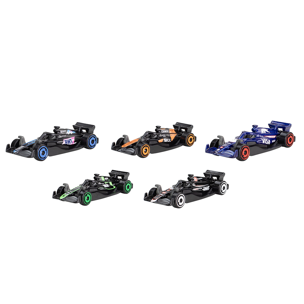 Машина Hot Wheels набір F1 2024 5 базових болідів (JGF58) Машина Hot Wheels набір F1 2024 5 базових болідів (JGF58)