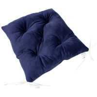 Chair cushion MirSon 28-0006 Navy blue Velvet 50x50 cm (2200006275794)