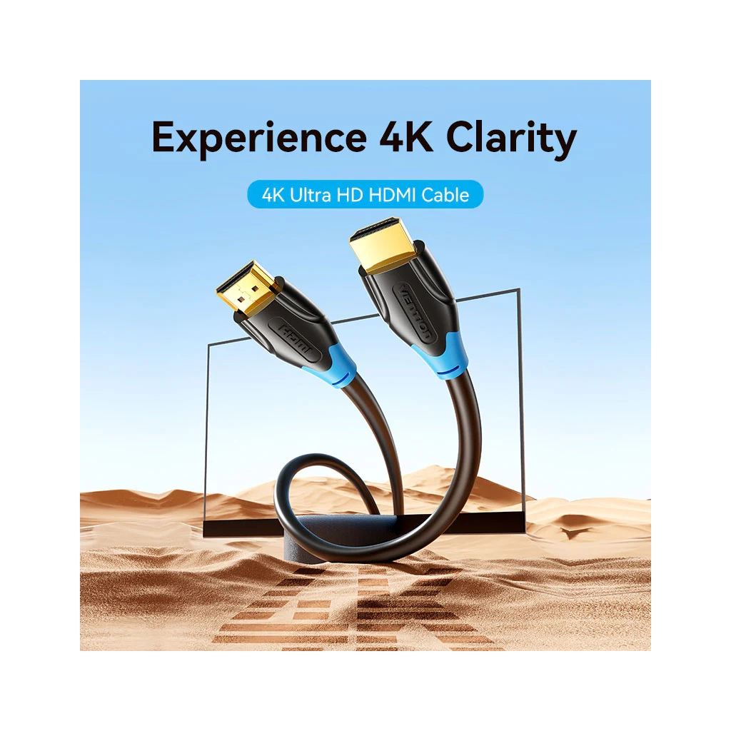 Кабель мультимедійний HDMI M to HDMI M 20.0m 1080p60Hz black Vention (AACBQ) Кабель мультимедійний HDMI M to HDMI M 20.0m 1080p60Hz black Vention (AACBQ)