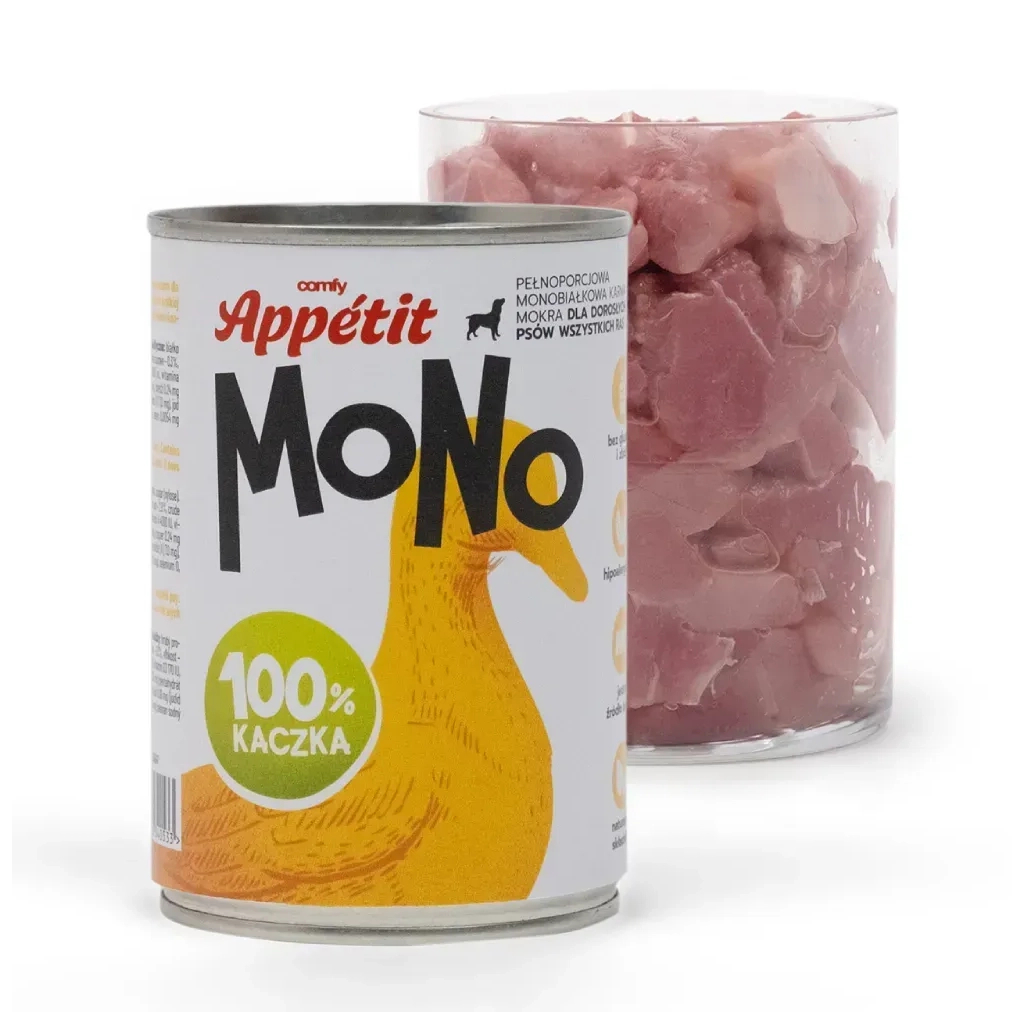 Консерви для собак Comfy Appetit Mono з качкою 400 г (5905546340533) Консерви для собак Comfy Appetit Mono з качкою 400 г (5905546340533)