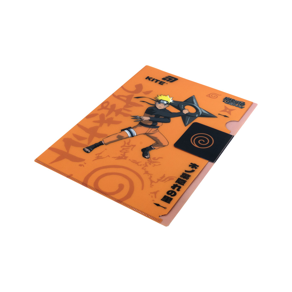 Папка - куточок Kite із клапаном A4 Naruto (NR25-248)