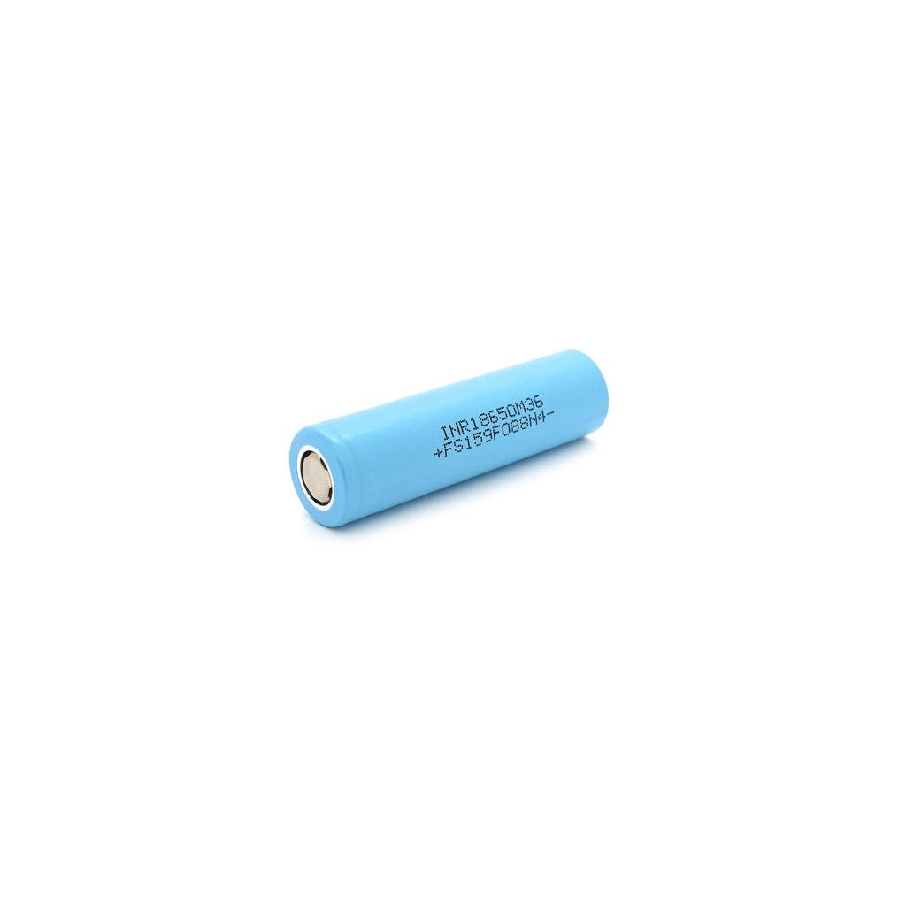 Акумулятор 18650 3450mAh, 10A, 4.2/3.63/2.5V, Cyan LG (LGDBM361865 (LG M36))