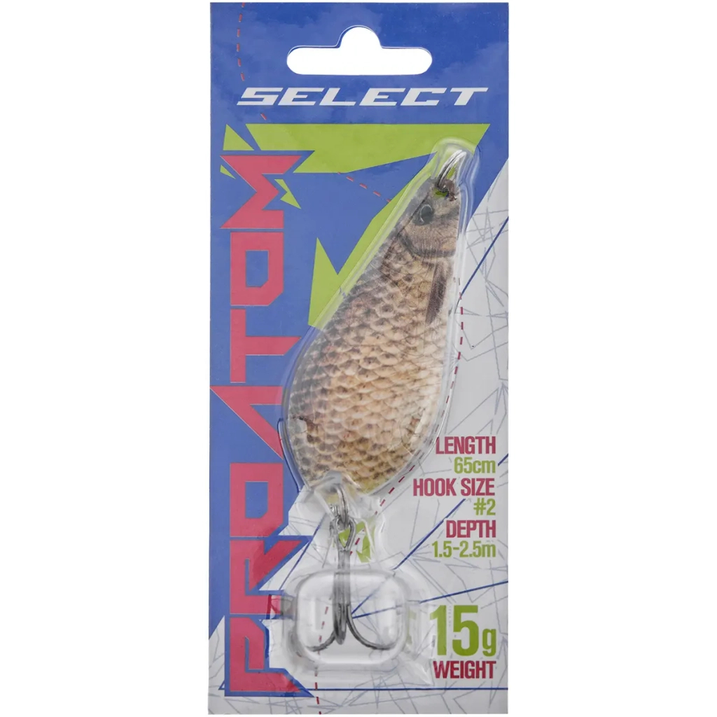 Блешня Select ProAtom 15.0g 65mm S50 (1870.74.13) Блешня Select ProAtom 15.0g 65mm S50 (1870.74.13)