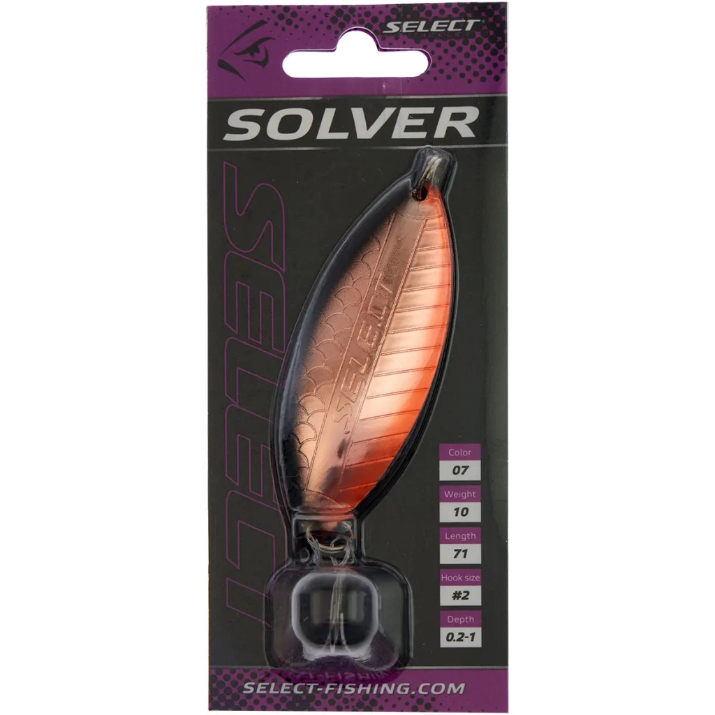Блешня Select Solver 10.0g 71mm 07 (1870.67.95) Блешня Select Solver 10.0g 71mm 07 (1870.67.95)