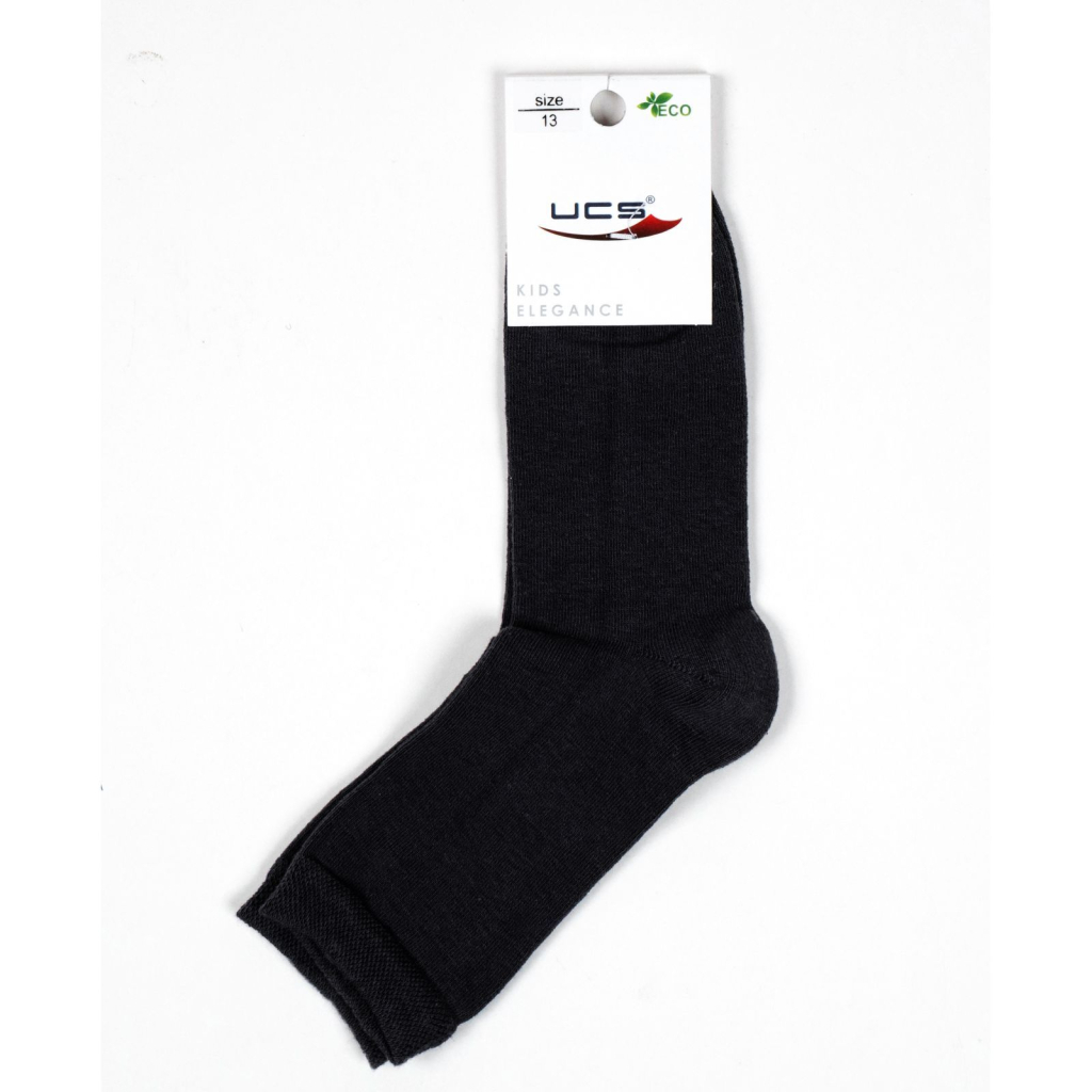 Шкарпетки дитячі UCS Socks однотонні (M0C0101-0167-М-11-black)
