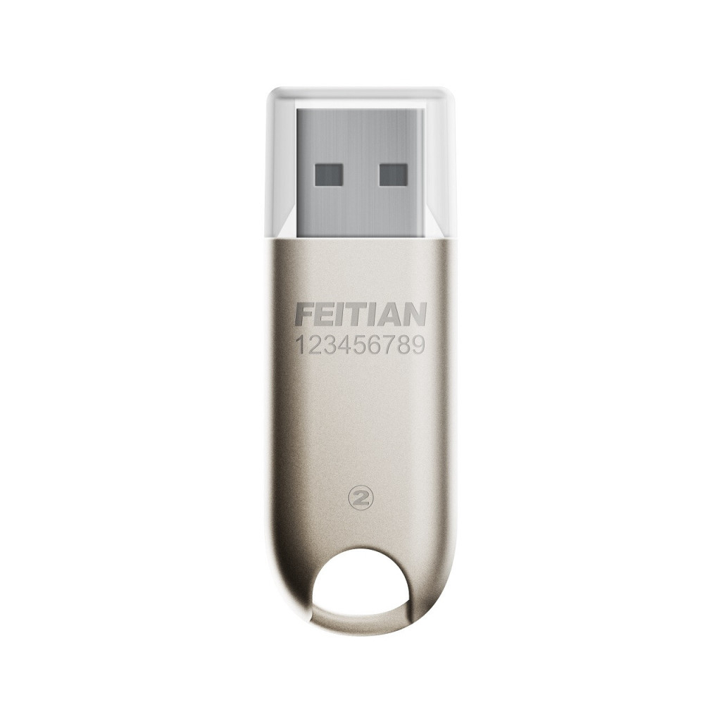 Апаратний ключ безпеки Feitian BioPass FIDO2 Plus FIDO FT-K45, USB Type A, Fingerprint. (FT-K45)