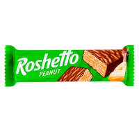 Roshen wafer bar Roshetto Peanut glazed 34 g (640377)
