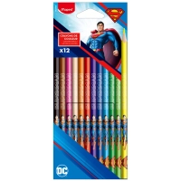 Colored pencils Maped SUPERMAN, 12 colors (MP.862208)