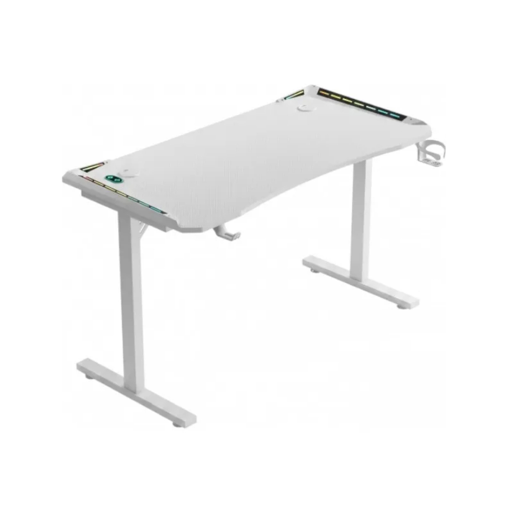 Комп'ютерний стіл GT Racer T-1452 White (T-1452 (140x60x73) White) Комп'ютерний стіл GT Racer T-1452 White (T-1452 (140x60x73) White)