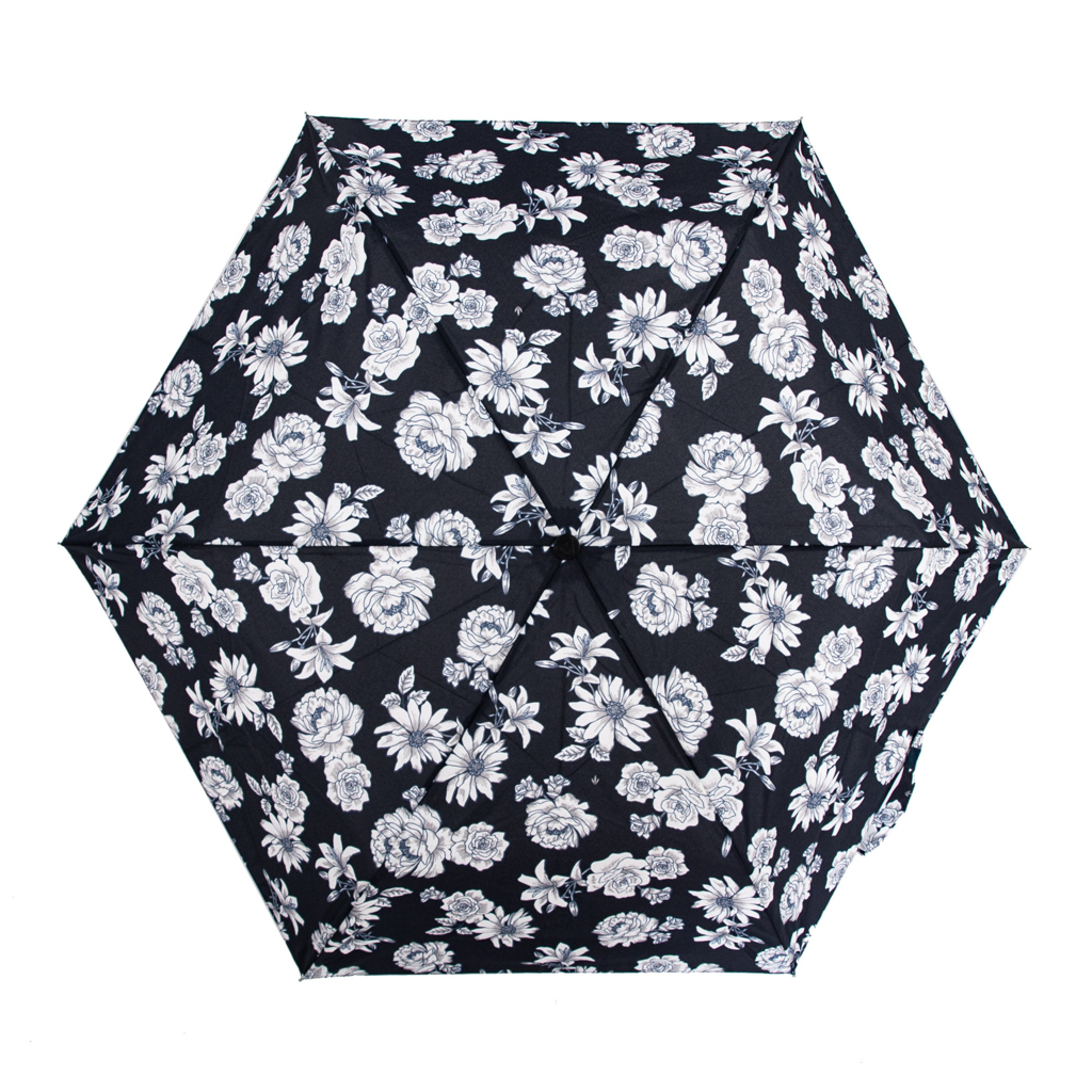 Парасоля Fulton L340 Miniflat-2 Black and White Floral (L340-037744) Парасоля Fulton L340 Miniflat-2 Black and White Floral (L340-037744)