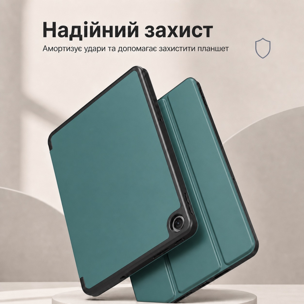 Чохол до планшета BeCover Flexible TPU Matte Xiaomi Redmi Pad 2 SE 9.7" (2026) Dark Green (716152) Чохол до планшета BeCover Flexible TPU Matte Xiaomi Redmi Pad 2 SE 9.7" (2026) Dark Green (716152)
