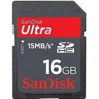 Карта пам'яті SanDisk 16Gb SDHC Ultra (SDSDH-016G-U46)