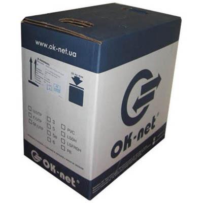 Network cable OK-Net U/UTP 305m cat.5E-SL patch AWG26 (KGPV-VP (100) 4*2*0.48)