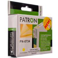 Картридж Patron Epson T0734/T1034/T1054 13 мл, Yellow (PN-0734)