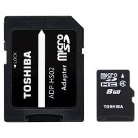 Карта пам'яті Toshiba 8GB microSDHC class 4 (THN-M102K0080M2)