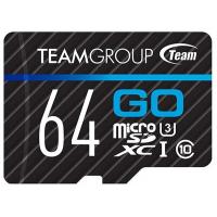 Карта пам'яті Team 64GB microSD Class 10 UHS-I/U3 Go (TGUSDX64GU302)