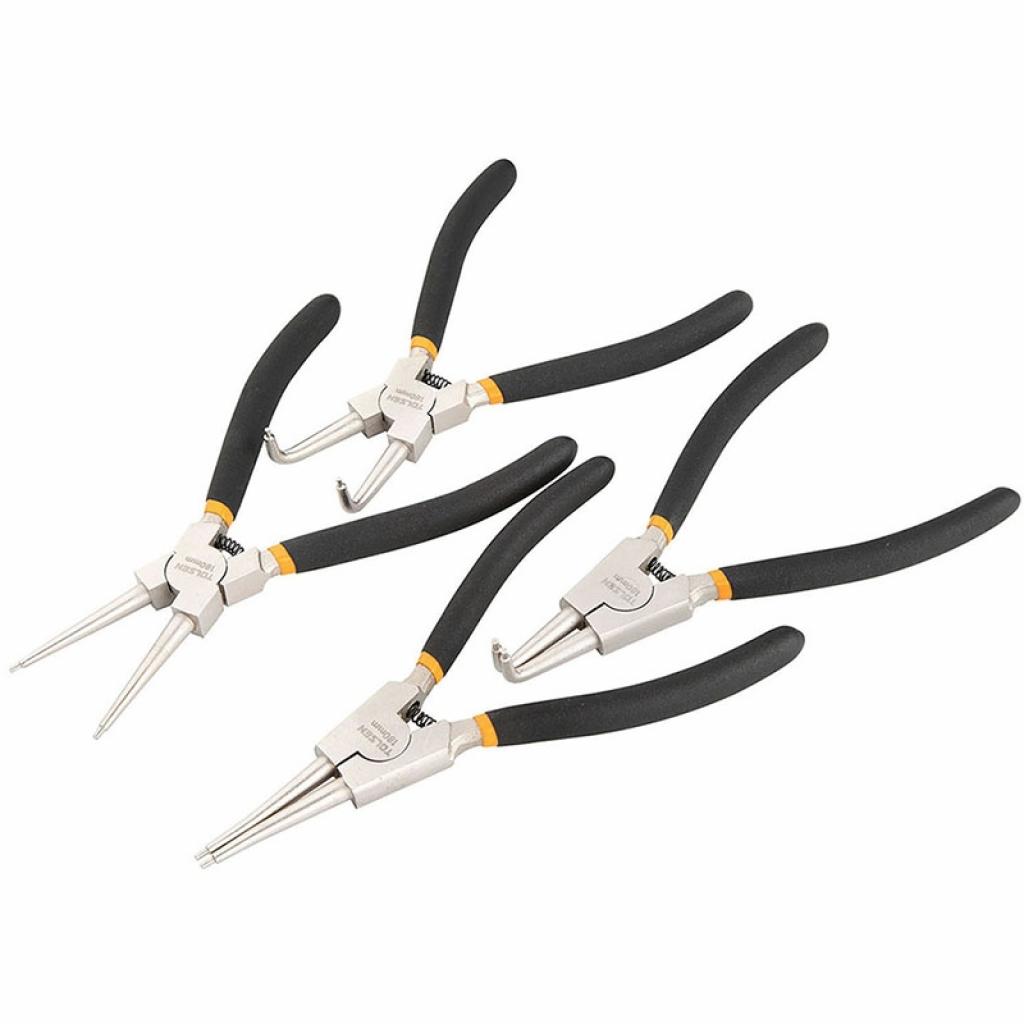 Набір інструментів Tolsen знімачів стопорних кілець 4 шт (10097) Набір інструментів Tolsen знімачів стопорних кілець 4 шт (10097)