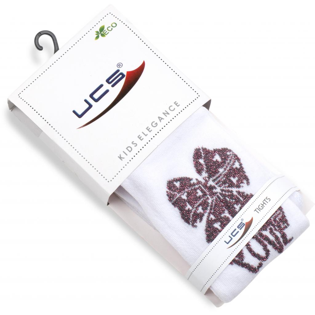 Колготки дитячі UCS Socks з бантом (M0C0301-2158-3G-white) Колготки дитячі UCS Socks з бантом (M0C0301-2158-3G-white)