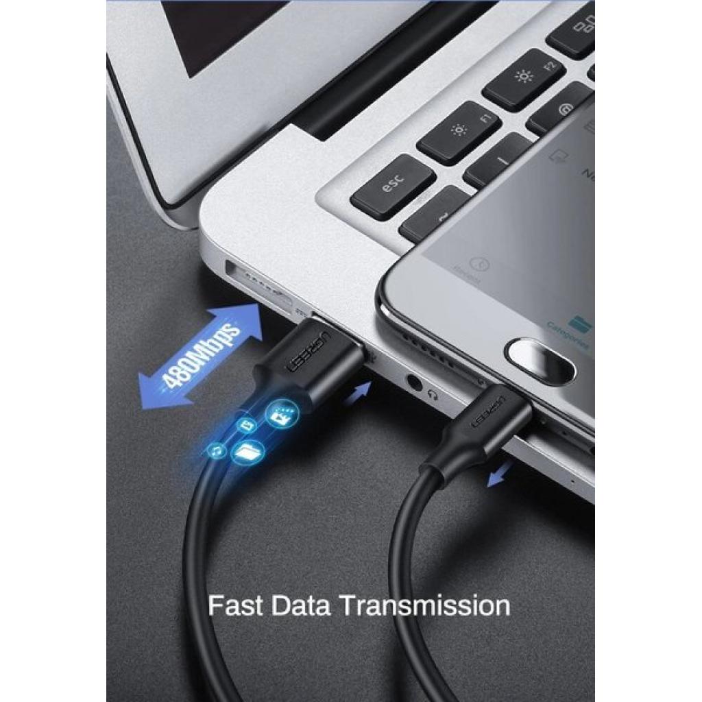 Дата кабель USB 2.0 AM to Micro 5P 1.0m US289 Black Ugreen (60136)