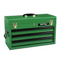Set of tools Toptul tool box 3 sections 99 units. (GCAZ0038)