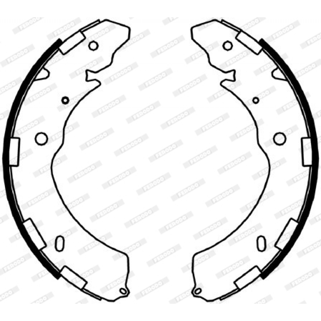 Гальмівні колодки FERODO FSB4052 Гальмівні колодки FERODO FSB4052