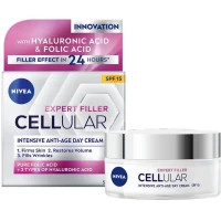 Nivea Hyaluron Cellular SPF15 day face cream with hyaluronic acid 50 ml (4005900134264)